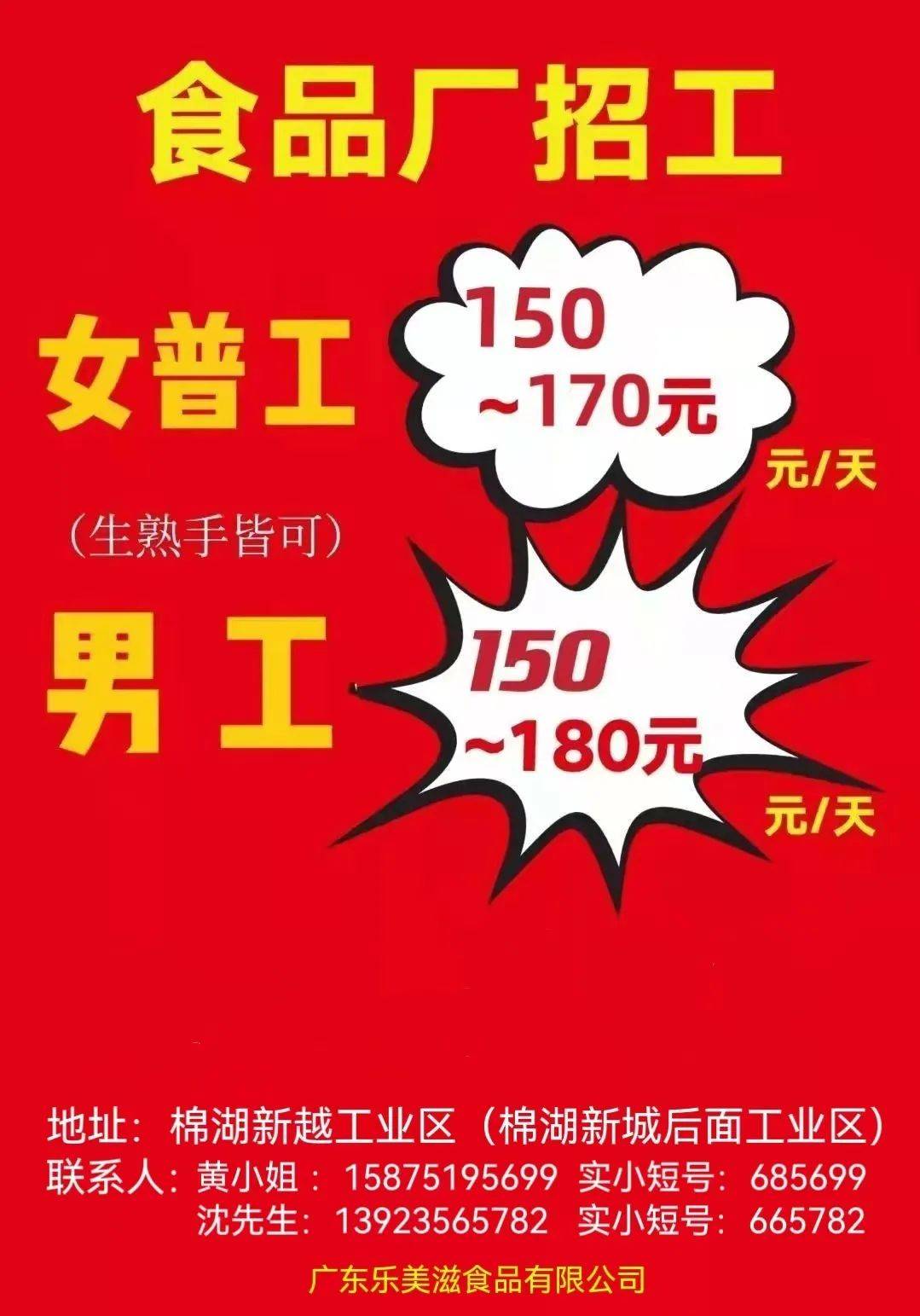 店口招聘信息汇总